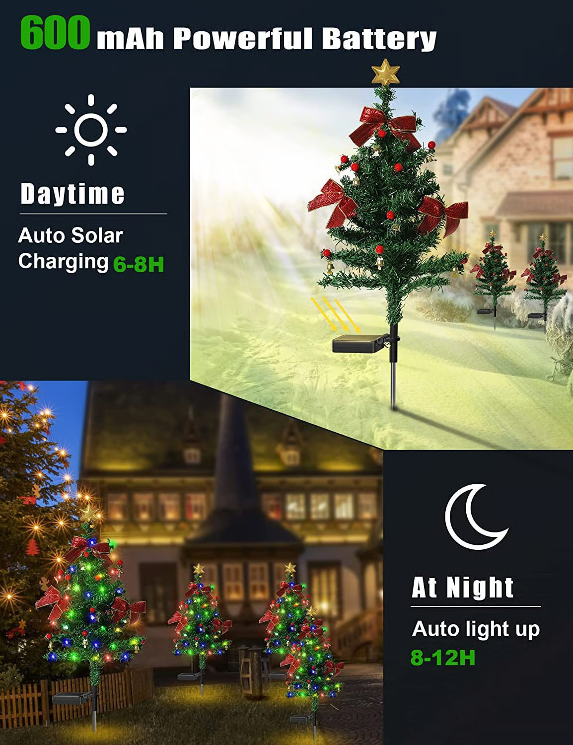 🎄 Last Day: 49% OFF Solar-Powered Christmas Tree Lights – Outdoor Waterproof